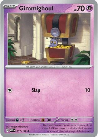 Gimmighoul (67/null) - ME01 Mega Evolution Reverse Holofoil - Common