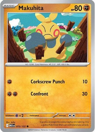 Makuhita (72/132) - ME01 Mega Evolution  - Common