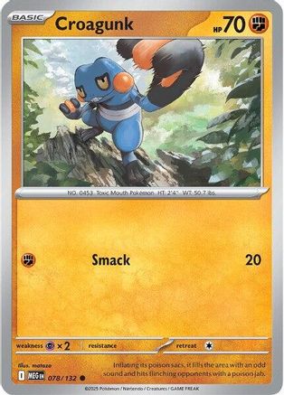 Croagunk (78/132) - ME01 Mega Evolution  - Common