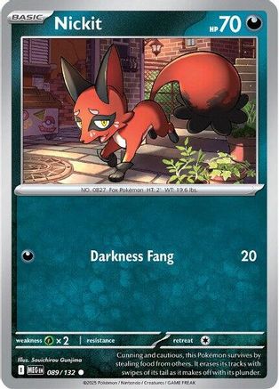 Nickit (89/132) - ME01 Mega Evolution  - Common