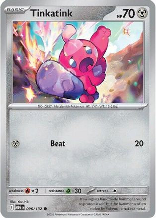 Tinkatink (96/132) - ME01 Mega Evolution Reverse Holofoil - Common