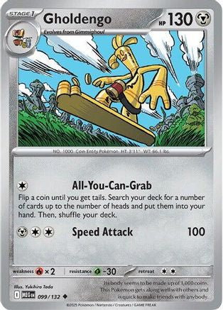 Gholdengo (99/null) - ME01 Mega Evolution Reverse Holofoil - Uncommon