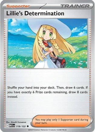 Lillie's Determination (119/132) - ME01 Mega Evolution  - Uncommon