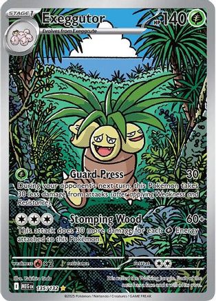 exeggutor (135/132) - ME01 Mega Evolution Holofoil - Shiny Rare
