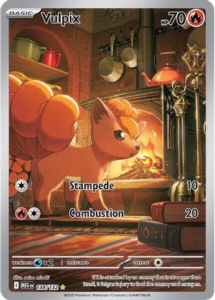 Vulpix (138/132) - ME01 Mega Evolution Holofoil - Illustration Rare
