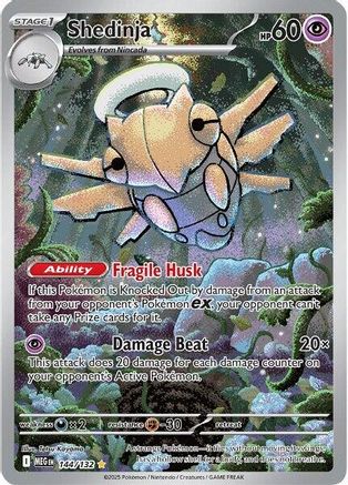 Shedinja (144/132) - ME01 Mega Evolution Holofoil - Illustration Rare