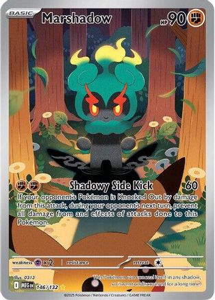 Marshadow (146/132) - ME01 Mega Evolution Holofoil - Illustration Rare