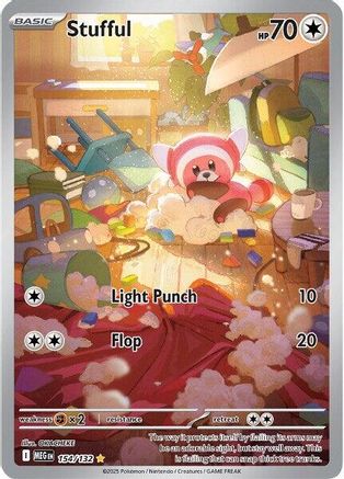 Stufful (154/132) - ME01 Mega Evolution Holofoil - Illustration Rare
