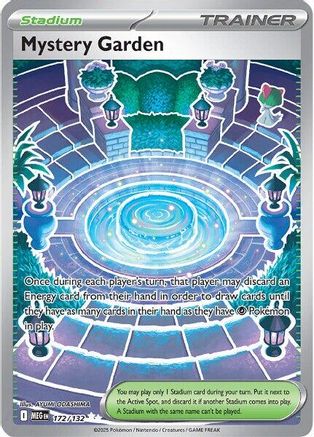 Mystery Garden (172/132) - ME01 Mega Evolution Holofoil - Ultra Rare