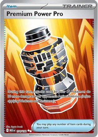 Premium Power Pro (174/132) - ME01 Mega Evolution Holofoil - Ultra Rare