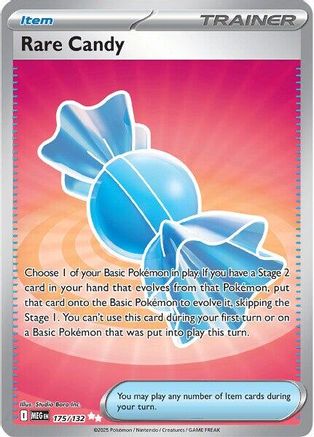 Rare Candy (175/132) - ME01 Mega Evolution Holofoil - Ultra Rare