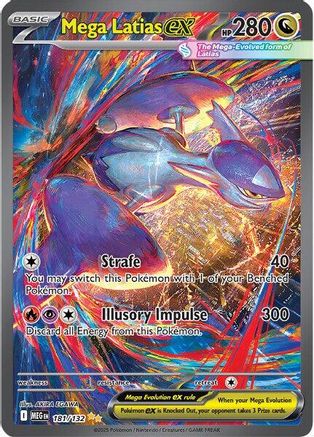 Mega Latias ex (181/132) - ME01 Mega Evolution Holofoil - Special Illustration Rare