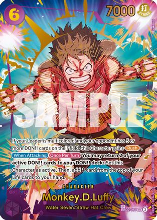 (EB02-061) Monkey.D.Luffy - EB02-061 (SP) - Premium Booster -The Best- Vol. 2 - Foil