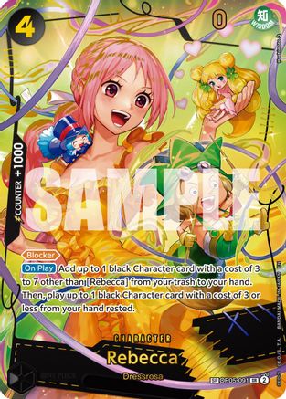 (OP05-091) Rebecca (SP) - Premium Booster -The Best- Vol. 2 Foil