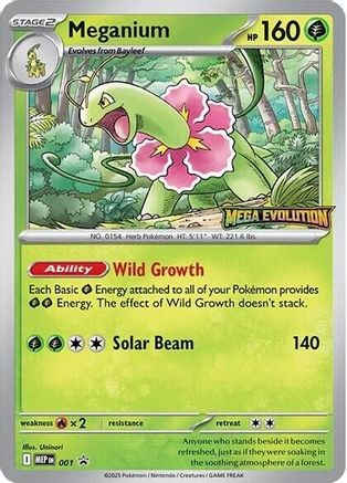Meganium (1) - ME Mega Evolution Promo  - Promo