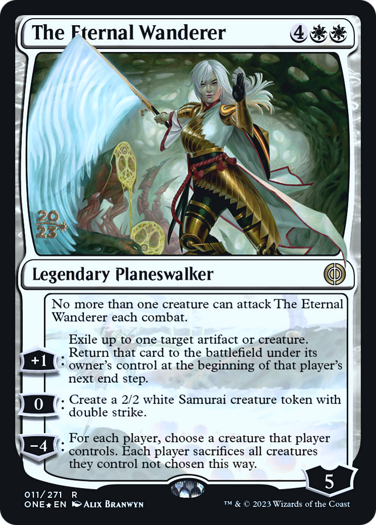 The Eternal Wanderer (PONE-11S) - Phyrexia: All Will Be One Promos Foil