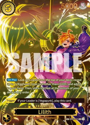 (OP07-111) Lilith - OP07-111 (SP) - Carrying On His Will Foil