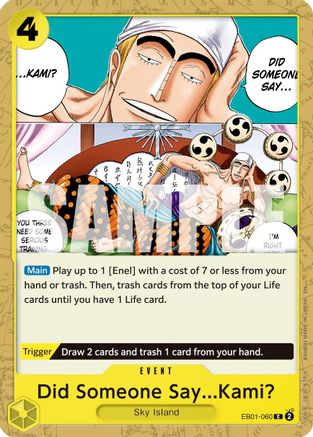 (EB01-060) Did Someone Say...Kami? (Reprint) - Premium Booster -The Best- Vol. 2 - Normal