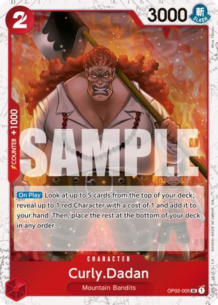 (OP02-005) Curly.Dadan (Pirate Foil) - Premium Booster -The Best- Vol. 2 Foil