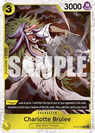 (ST20-003) Charlotte Brulee (Pirate Foil) - Premium Booster -The Best- Vol. 2 Foil
