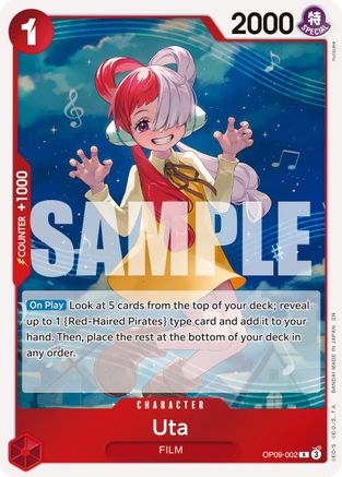 (OP09-002) Uta (Reprint) - Premium Booster -The Best- Vol. 2 - Foil