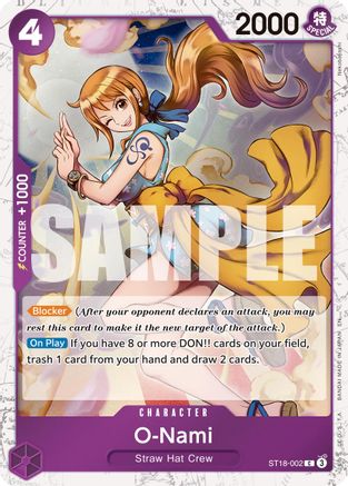 (ST18-002) O-Nami (Pirate Foil) - Premium Booster -The Best- Vol. 2 Foil