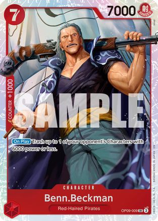 (OP09-009) Benn.Beckman (Reprint) - Premium Booster -The Best- Vol. 2 - Foil