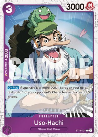 (ST18-001) Uso-Hachi (Pirate Foil) - Premium Booster -The Best- Vol. 2 Foil