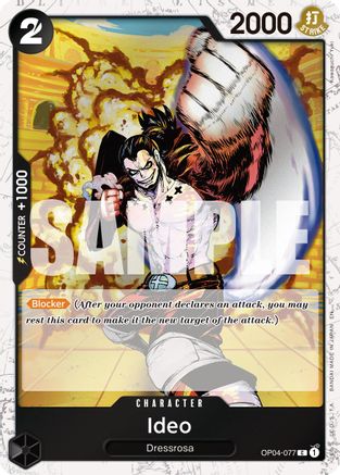 (OP04-077) Ideo (Pirate Foil) - Premium Booster -The Best- Vol. 2 Foil