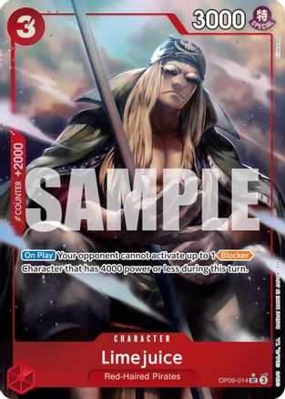 (OP09-014) Limejuice (Alternate Art) - Premium Booster -The Best- Vol. 2 Foil