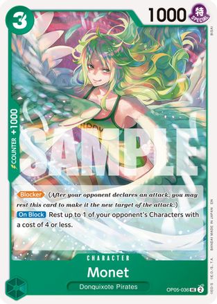 (OP05-036) Monet (Reprint) - Premium Booster -The Best- Vol. 2 - Normal