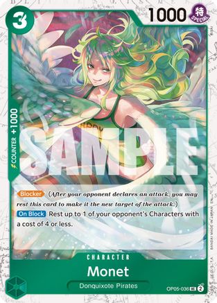 (OP05-036) Monet (Pirate Foil) - Premium Booster -The Best- Vol. 2 Foil