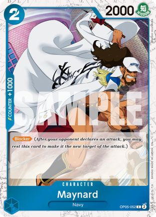 (OP05-052) Maynard (Pirate Foil) - Premium Booster -The Best- Vol. 2 Foil