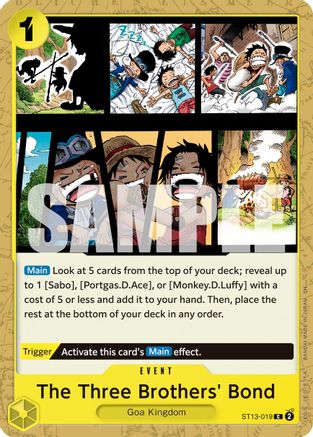 (ST13-019) The Three Brothers' Bond (Reprint) - Premium Booster -The Best- Vol. 2 Normal