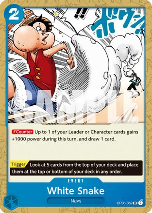 (OP06-059) White Snake (Reprint) - Premium Booster -The Best- Vol. 2 - Normal