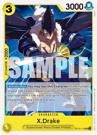 (OP10-114) X.Drake (Reprint) - Premium Booster -The Best- Vol. 2 - Normal