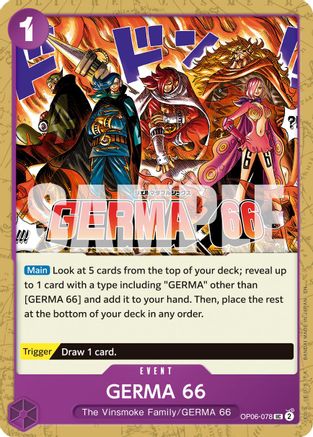 (OP06-078) GERMA 66 (Reprint) - Premium Booster -The Best- Vol. 2 - Normal
