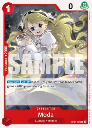 (OP07-014) Moda (Reprint) - Premium Booster -The Best- Vol. 2 - Normal
