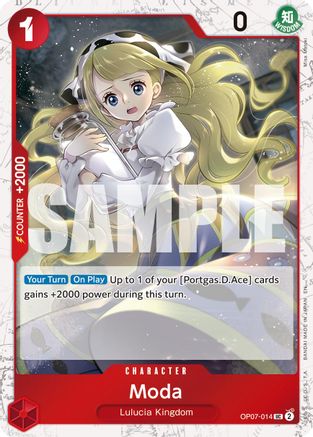 (OP07-014) Moda (Pirate Foil) - Premium Booster -The Best- Vol. 2 Foil