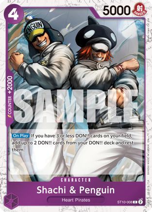 (ST10-008) Shachi & Penguin (Pirate Foil) - Premium Booster -The Best- Vol. 2 Foil