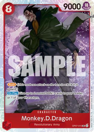 (OP07-015) Monkey.D.Dragon (Reprint) - Premium Booster -The Best- Vol. 2 - Foil