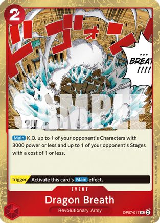 (OP07-017) Dragon Breath (Pirate Foil) - Premium Booster -The Best- Vol. 2 Foil