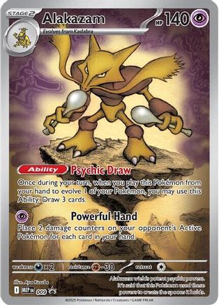 Alakazam (9) - ME Mega Evolution Promo Holofoil - Promo