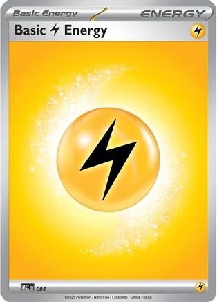 Basic Lightning Energy (4) - MEE Mega Evolution Energies  - Common