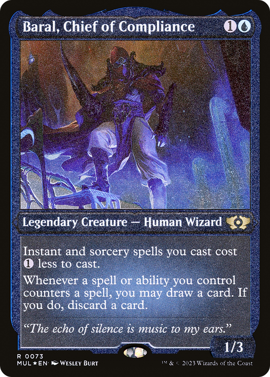 Baral, Chief of Compliance (MUL-073) - Multiverse Legends Etched Foil