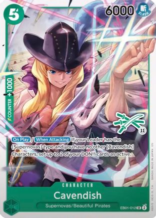 (EB01-012) Cavendish (Zoro Deck) - Learn Together Deck Set - Normal