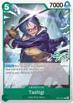 (OP12-031) Tashigi (Zoro Deck) - Learn Together Deck Set - Normal