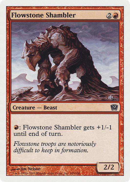 Flowstone Shambler (9ED-185) - Ninth Edition