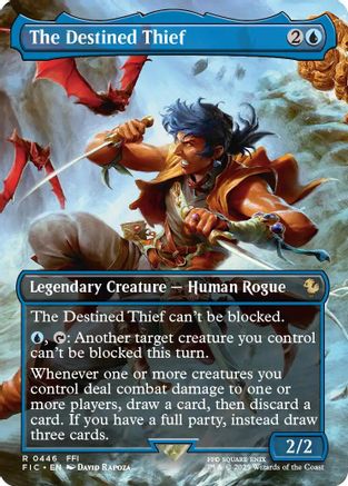 The Destined Thief (Borderless) (FIC-446) - Commander: FINAL FANTASY Foil