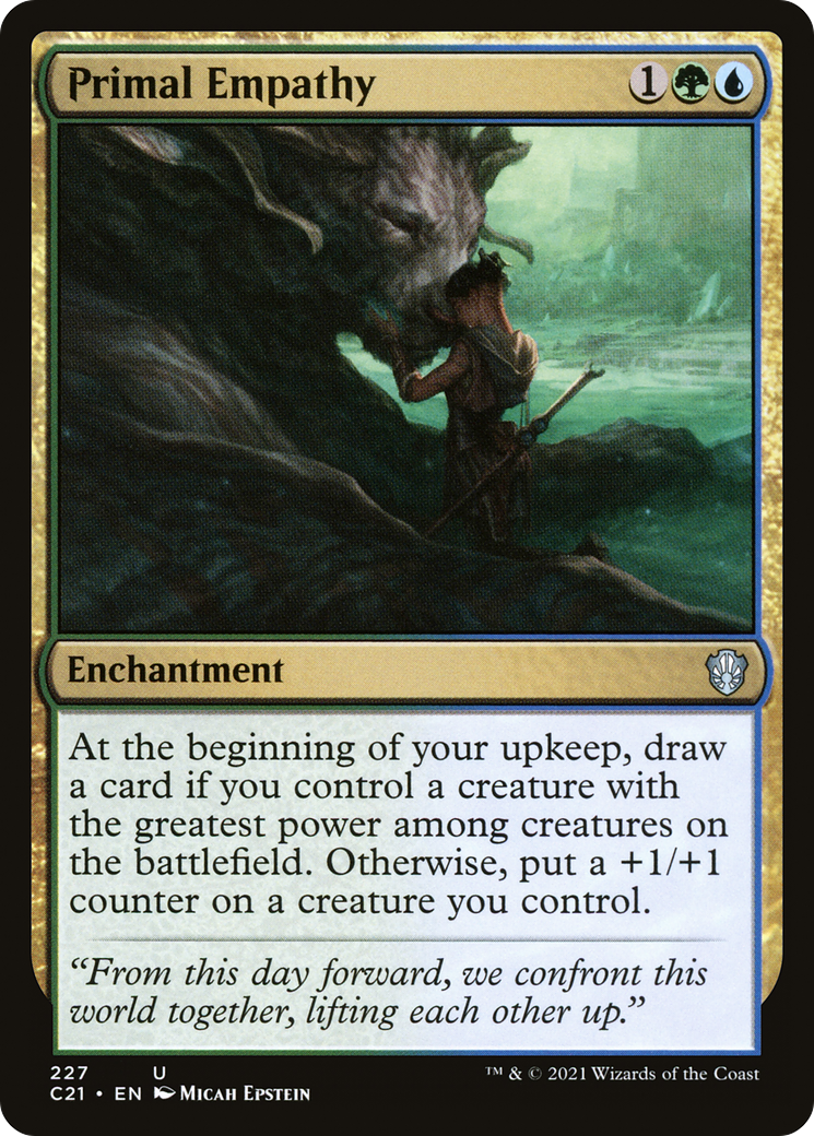 Primal Empathy (C21-227) - Commander 2021